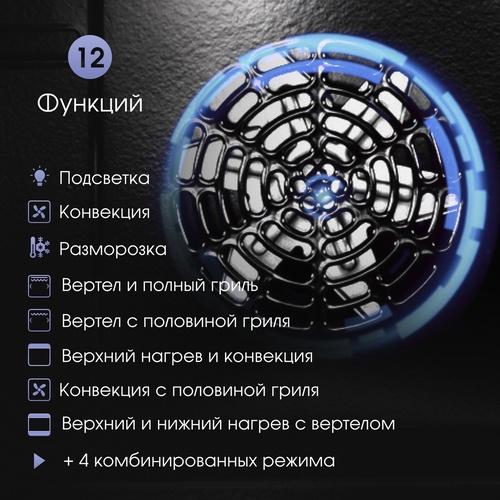 Электрический духовой шкаф Zigmund & Shtain EN 117.921 W