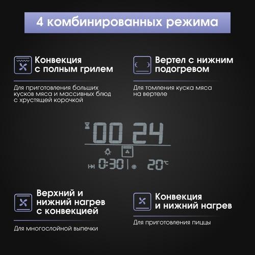 Электрический духовой шкаф Zigmund & Shtain EN 117.921 W