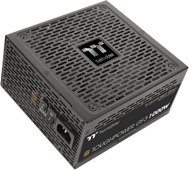 Блок питания Thermaltake ATX 1000W Toughpower GF3 80+ gold (24+4+4pin) APFC 140mm fan color LED 12xSATA Cab Manag RTL