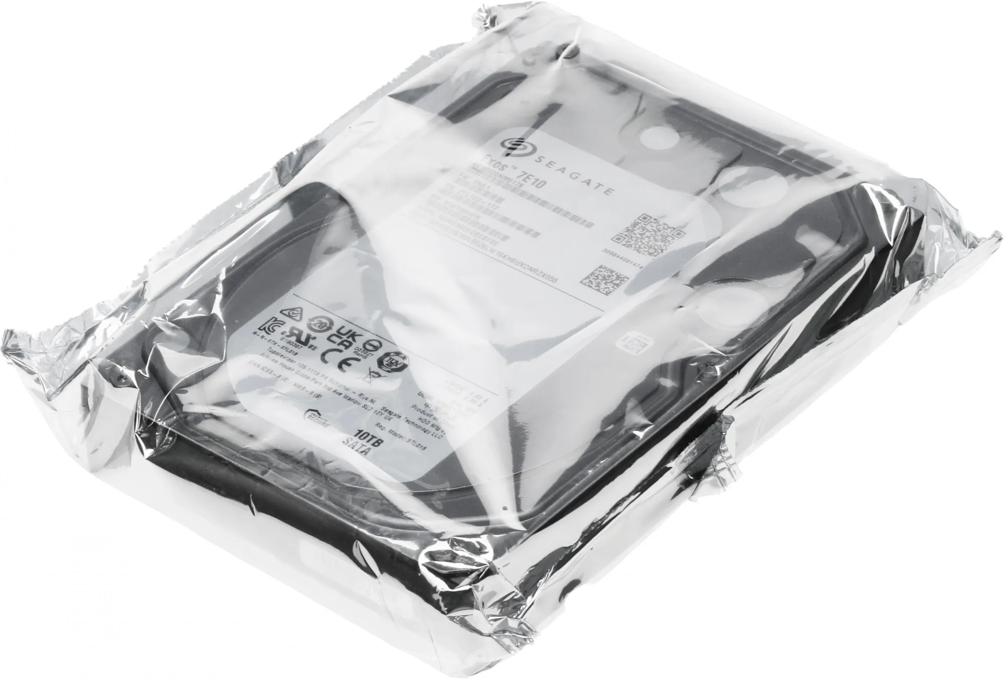 Жесткий диск Seagate SATA-III 10Tb ST10000NM017B Desktop Exos 7E10 (7200rpm) 256Mb 3.5"