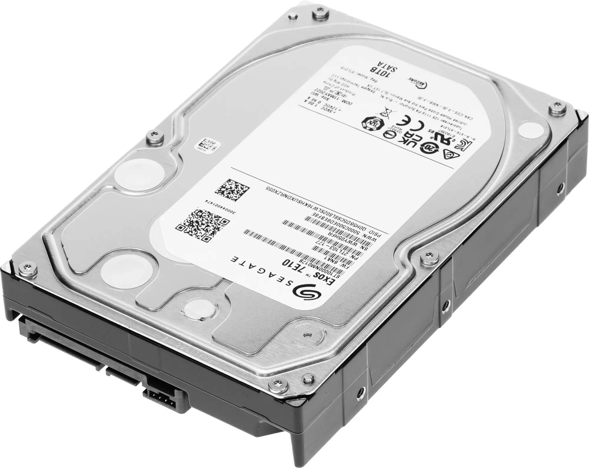 Жесткий диск Seagate SATA-III 10Tb ST10000NM017B Desktop Exos 7E10 (7200rpm) 256Mb 3.5"