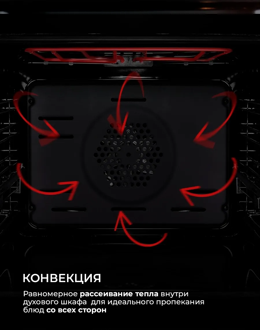 Духовой шкаф Электрический Lex EDP 671 GR MAX серый